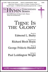 Thine Is the Glory SATB choral sheet music cover Thumbnail